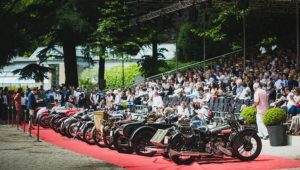 Motocicletas en el Concorso D Eleganza